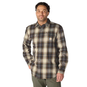 Men's Carhartt Hubbard Loose Long Sleeve Plaid Shirt