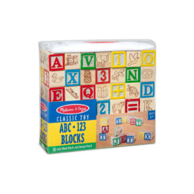 Melissa & Doug Wooden ABC/123 Blocks