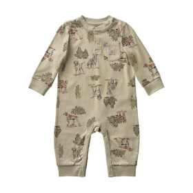 Carhartt Boys' Long Sleeve Dog Print Coverall (Baby)